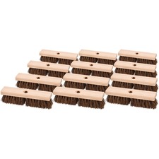 Scrub Brush, Deck/Floor, 2"Palmyra, 10"W, 12/CT, Brown