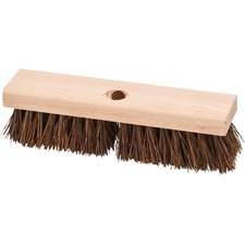 Scrub Brush, Deck/Floor, 2"Palmyra, 10"W, Brown