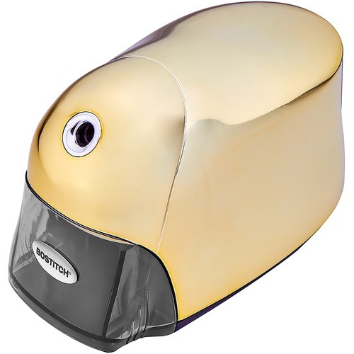 Pencil Sharpener, Electric, Tip Saver, 4"x7-1/2"x5", Gold