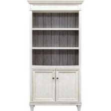 Bookcase, Door, Hartford, 40"x14"x78", Vintage Linen