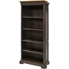 Bookcase, Open, Sonoma, 36"x14"x78", Dark Roast