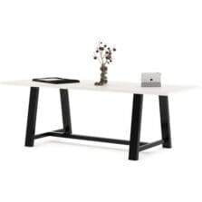 Table, Conference, STD, 3'x8', Designer White