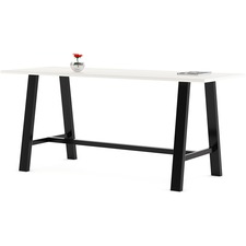 Table, Conference, Bistro, 3'x7', White