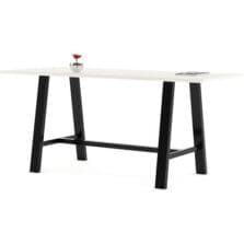 Table, Conference, Bistro, 3'x8', White