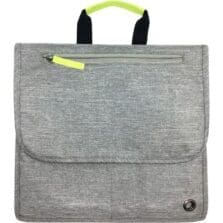 Bag, 11-3/4"x4/5"x18-1/10", Ash Gray/Lime