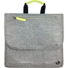 Bag, 11-3/4"x4/5"x18-1/10", Ash Gray/Lime