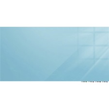 Whiteboard, Glass, Magnetic, Horizontal, 36"x24", BE