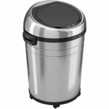 Trash Can, w/Sensor, XLarge, 18-Gal, 17.5"x19.25"x32.63", SR