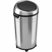 Trash Can, w/Sensor, XLarge, 23-Gal, 17.5"x19.25"x32.63", SR