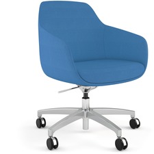 Side Chair, Rocking, 24-1/2"x24"x31-1/2", Blue/SR Base