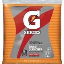 Gatorade Mix, 2-1/2 Gal Yld/Pouch, 21oz, 32/CT, Fruit Punch