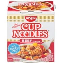 Noodles, Ramen, Beef, No MSG, Cup, 2.5oz, 12/CT