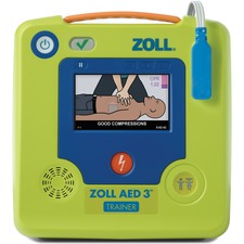 CPR Trainer, Automated, w/LCD/Training Harness/Electrodes