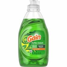 Gain Dish Detergent, 8oz., 12/CT, Green