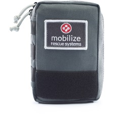 First Aid Kit, w/Mobilize Rescue App, 8-pieces, 4"x3"x17.5", GY