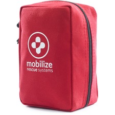 First Aid Kit, w/Mobilize Rescue App, 8-pieces, 4"x3"x17.5", GY