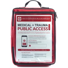 First Aid Kits, w/Mobilize Rescue App, 60-pieces, Red