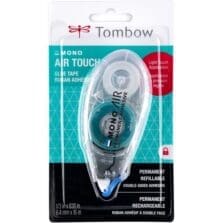 Glue Tape, w/Air Touch Dispenser, Permanent, 1/3"x630", WE
