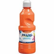 Paint, Tempera, Washable, RTU, Nontoxic, 16 oz, Orange