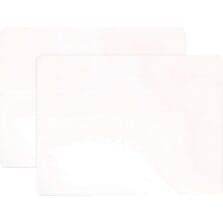 Board, Dry-Erase, Unruled/Plain, 2-Sided, 9"x12", 2/PK, White