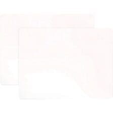 Board, Dry-Erase, Unruled/Plain, 2-Sided, 9"x12", 2/PK, White
