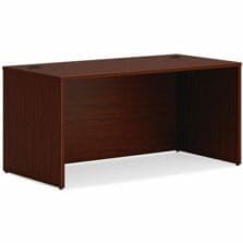 Desk Shell, Rectangle, 60"x30"x29", Mahogany