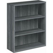 Bookcase, 3 Fixed Shelves, 36"x13-1/8"x43-3/8", Sterling Ash