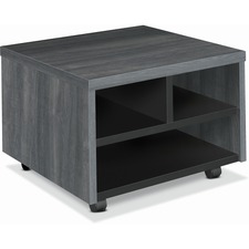 Printer/Fax Cart, Mobile, 20"x19-7/8"x14-1/8", Sterling Ash