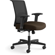 Task Chair, Mesh, Swivel Tilt, 27-3/4"x27-1/2"x42", Espresso