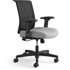Task Chair, Mesh, Swivel Tilt, 27-3/4"x27-1/2"x42", Frost