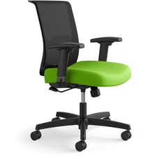 Task Chair, Mesh, Swivel Tilt, 27-3/4"x27-1/2"x42", Pear