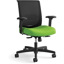 Task Chair, Mesh, Synchro-Tilt, 27-3/4"x27-1/2"x42", Pear