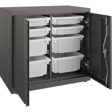 Storage Cabinet, Metal, w/Tray Kits, 30"x18"x28", CCL