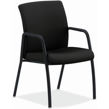 Guest Chair, w/ Arms, 23"x24"x35-1/2", Black Centurion