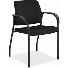 Stacking Chair, w/Glides, 25"x21-3/4"x33-1/2", Centurion Black
