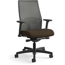 Task Chair, Mesh Back, 27"x28-1/2"x44-1/2", CCL/Espresso/BK