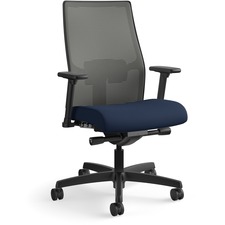 Task Chair, Mesh Back, 27"x28-1/2"x44-1/2", CCL/Navy/Black