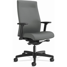 Task Chair, 27"x28-1/2"x44-1/2", Frost/Black Frame