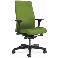 Task Chair, 27"x28-1/2"x44-1/2", Pear Fabric/Black Frame