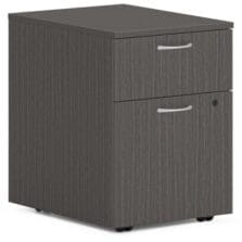 Pedestal, Mobile, B/F, 15"x20"x20", Slate Teak