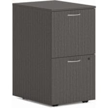 Pedestal, Mobile,F, 15"x20"x28", Slate Teak