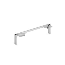 Support Legs, f/Mod Credenza, 30"Dx7"H, Silver