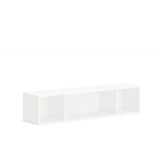 Storage, Wall-mounted, Open, 60"x14"x13-1/2", Simply White
