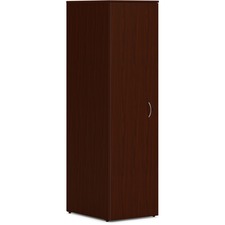Wardrobe Cabinet, w/Coat Rod, 18"x24"x65", Mahogany