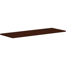 Worksurface, Rectangle, 66"x24", Mahogany