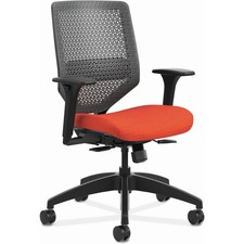 Task Chair, ReActiv, 29-1/2"x29-1/2"x41-3/4", Bittersweet Seat