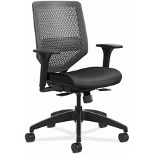 Task Chair, ReActiv, 29-1/2"x29-1/2"x41-3/4", Black Seat