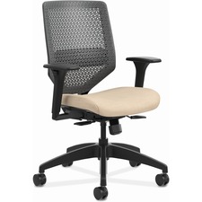 Task Chair, ReActiv, 29-1/2"x29-1/2"x41-3/4", Putty Seat