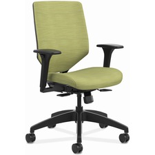 Task Chair, w/Adj Arms, 29-3/4"x29"x42", Meadow Fabric