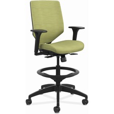 Task Stool, Upholst/ReActiv, 29-1/2"x29-1/2"x52-3/4", Meadow